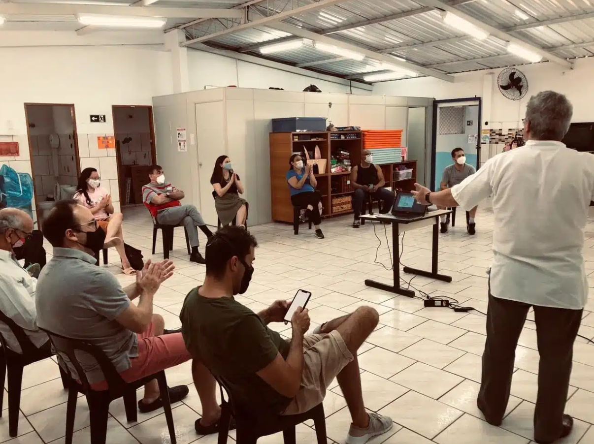 Treinamento com líderes
